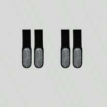 1/2/3 Pairs Women's Non-Slip Pilates Socks, Yoga Socks, Mid-Calf Non-Slip Ballet Socks, Pilates Gift - Multicolor - View 14