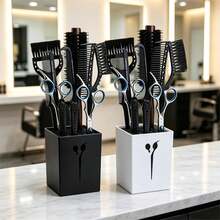 Hair Styling Tool Storage Box, Detachable Hair Clip Organizer With Sponge Lining, Multi-Function Hair Salon Comb And Scissor Rack, Suitable For Hairstylists - Multicolor - View 7