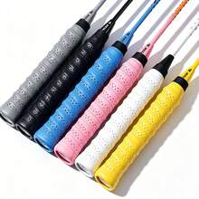 3/5/10pcs/Set Sweat-Absorbent PU Grip Tape Set, Universal For Tennis, Badminton, Pickleball Rackets, Premium Non-Slip Grip Tape, Breathable And Water-Absorbent, Enhances Grip Comfort And Ball Control, Effectively Reduces Racket Wear, Ideal For Indoor And Outdoor Sports Training - Multicolor - View 7