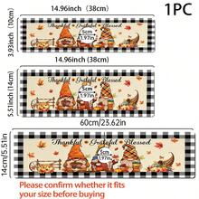 1pc Thanksgiving Gnome Pattern, Non-Slip Faucet Drain Mat, Suitable For Kitchen, Bathroom Sink, Countertop, Drain Mat, Diatomaceous Earth Basin, Cuttable Quick-Dry Mat - Multicolor - View 7
