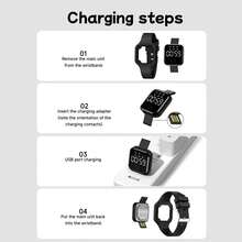 SENBONO Smart Band With Screen, 1.77-Inch Display, Pedometer, Calorie, Distance, Vibration Alarm, Stopwatch, Sleep Monitoring, Raise To Wake, Unisex Fitness Tracker, Lightweight Smartwatch Gift, USB Charging - View 7