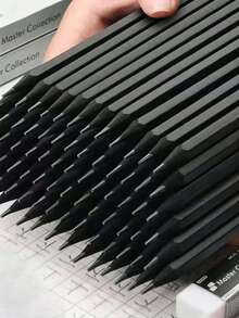 Blackwood 鉛筆，學生專用無鉛 HB 考試寫作鉛筆，適用於居家書寫、學校校園、開學季、生日禮物、學校獎勵等，1/6/10/12/24/36 支裝 - 多色 - 查看 1