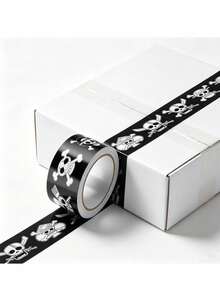 1 Roll Halloween Skeleton Decorative Washi Tape, Decorative Masking Craft Tape, Scrapbook Stickers, Scrapbooking - Multicolor - View 7