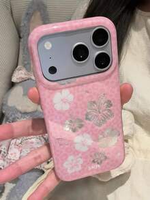 奢華豹紋貝殼紋理手機殼，適用於 iPhone 17ProMax 17Pro 17Air 17 16 15 14 Plus 13 12 Pro Max 11，時尚防震後蓋 - 豹紋花 - 查看 4