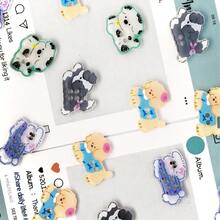 5/10/22/29/35/46/52Pcs Boxed Assorted Puppy Resin Buttons, Suitable For Phone Cases, Hair Clips, Keychains, Stationery Boxes DIY Handmade Decoration, Versatile Small Accessories For Handmade Enthusiasts To Create Jewelry And Creative Handmade Gifts, Random Styles - Multicolor - View 8