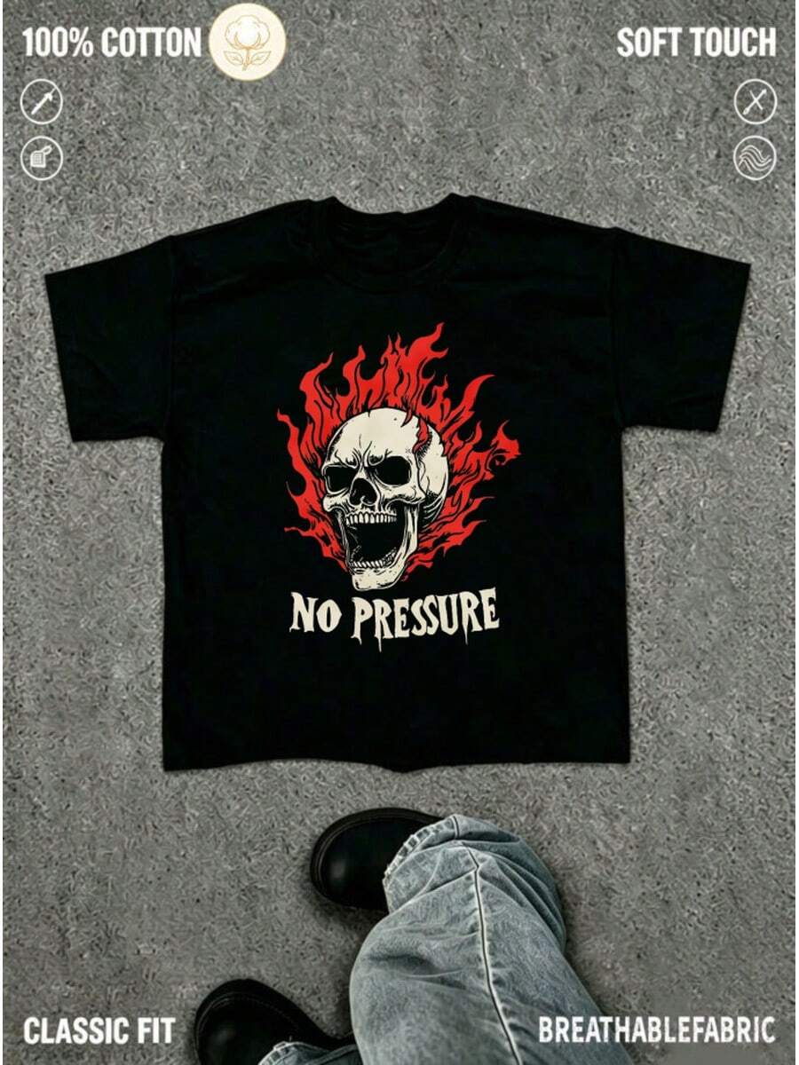 Men T-Shirts - Black - View 1