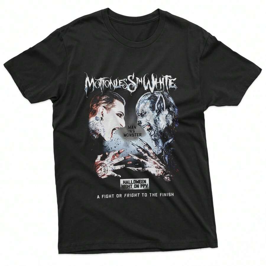 Men T-Shirts - 黑色 - 查看 1