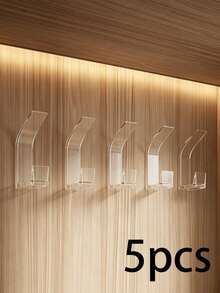 3/5pcs Multi-Function Adhesive Hooks, Self-Adhesive Storage Rack Hooks, Towel Hooks/Clothing Hooks, Suitable For Bathroom, Kitchen And Home, Easy To Install Self-Adhesive Hooks, Can Hang Towels, Clothing, Hats And Keys, Bathroom Accessories - Multicolor - View 14