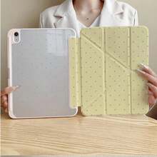 1件波點平板電腦保護殼，相容 iPad Pro 11/第10代 10.9吋 2022 智慧保護殼/Air 13(M3 2025)/Air 11(M3 2025)/Air 11(M3 2025)/11(A16 2025)/相容 Galaxy Tab S10+/S9/A9，相容 Galaxy A9/S9/S7/S18+，相容 Matepad - 彩色 - 查看 1