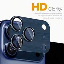 1 قطعة فيلم حماية عدسة معدني متوافق مع Apple 17 Pro Max/17 Air/17 Pro/17، تغطية كاملة مع تحديد الموقع، سهل التركيب، زجاج مقسى مضاد للخدش ومضاد للسقوط، وسادة حماية العدسة، متوفر باللون البرتقالي والفضي والأزرق وألوان أخرى، حماية كاملة للكاميرا، إكسسوارات الهاتف - متعدد الألوان - مشاهدة 9