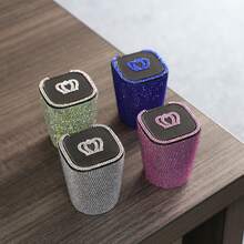 1pc Crystal Crown Diamond Car Ashtray With Lid, Windproof, Odor-Resistant, Flame-Retardant Mini Car Trash Can, Smokeless Ashtray For Car, Home, Office - Multicolor - View 10