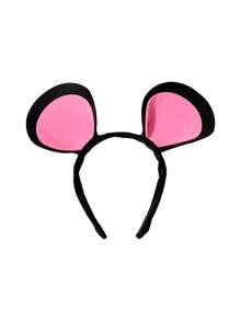 1pc Cartoon Cute Mouse Ear Headband - Animal Ears Party Perfect Accessory Costume Prop - Multicolor - View 10