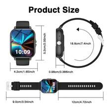 New Full Touch High-Definition Fashion Smart Watch, Supports Wireless Calling (Dialing, Answering), Sports Monitoring, Message Notification, Multi-App Reminder, Compatible With Android And IOS Phones, Perfect Gift For Women - Multicolor - View 2