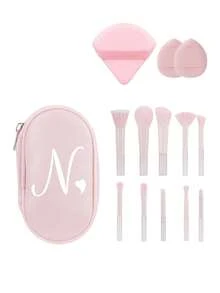 Professional Makeup Brush Set, Includes Foundation Brush, Concealer Brush, Eyeshadow Brush, Eyebrow Brush, Storage Bag, Soft Bristle Design, Essential Makeup Brushes, Perfect For Makeup Application, Covers Blush Brush, Foundation Brush, Eyeshadow Brush, Lip Brush And More, Suitable For Eyeshadow, Foundation And BB Cream Application, Designed For Beginners And Makeup Enthusiasts - Multicolor - View 20