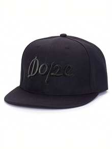 1pc Unisex Kids Hip Hop Hat, Embroidered DOPE All-Season Outdoor Faux Fur Baseball Cap, Adjustable Sun Protection Casual Hat, Suitable For Boys And Girls For Spring And Autumn Travel - Multicolor - View 5