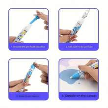 Magical Water Canvas: Children's Day Gift, Reusable Drawing Toy Set, Kids' Art And Craft Kit, Educational Toy Set, Age 3+, 80x600 Centimeters / 39.37x31.5 Inches - Ocean Water Canvas - View 4