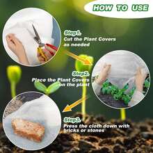 Winter Plant Frost Protection - Insulated Square Plant Cover, Made Of Windproof Fabric, Designed To Protect Fruit Trees And Potted Plants From Frost Damage And Animal Destruction - A - View 6