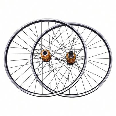 SENDERPICK Roues de VTT 27,5 pouces avec freins à disque, pour cassettes 7-12 vitesses, capacité de charge 200 kg [Un beau cadeau pour votre famille et vos amis]