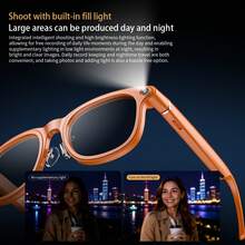 LOKMAT X01 Smart Glasses With Built-In ChatGPT, 8MP Camera, Supports 26 Languages AI Translation, Assistant And Voice Control, WiFi 4.0, Bluetooth 5.3, Smart Glasses - View 5