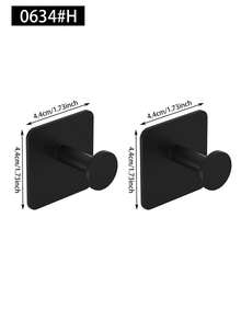 Heavy Duty Hooks - Bathroom, Kitchen And Home Towel Hooks, Easy Install Self-Adhesive Towel Hooks, Suitable For Clothes, Hats And Keys, Bathroom Accessories Hooks, Home Decor - Multicolor - View 10