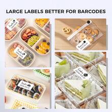 Thermal Labels Compatible With Phomemo M100/M110/M150/M221/M220/M120/M200/M250 Label Printer,(50x40mm), 160Labels/Roll, Black On White - View 9