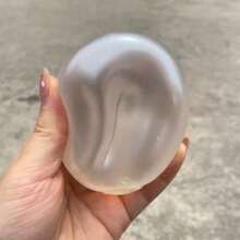 Mainan Remas Minyak Kelapa Mutiara yang Lentur, Bola Pereda Stres Sensorik dengan Pantulan Lambat, Cocok untuk Dewasa - Perak - View 3
