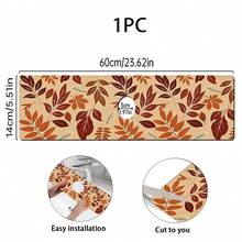 1pc Autumn Maple Leaf Design, Non-Slip Quick-Dry Rubber Absorbent Mat, Suitable For Sink And Faucet, Perfect Gift For Autumn And Winter - Multicolor - View 14