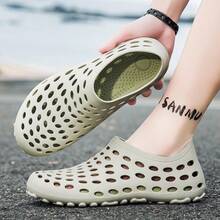 Summer New Men's Fashion Couple Comfortable Lightweight Personalized Sandals Wear-Resistant - Beige - View 4