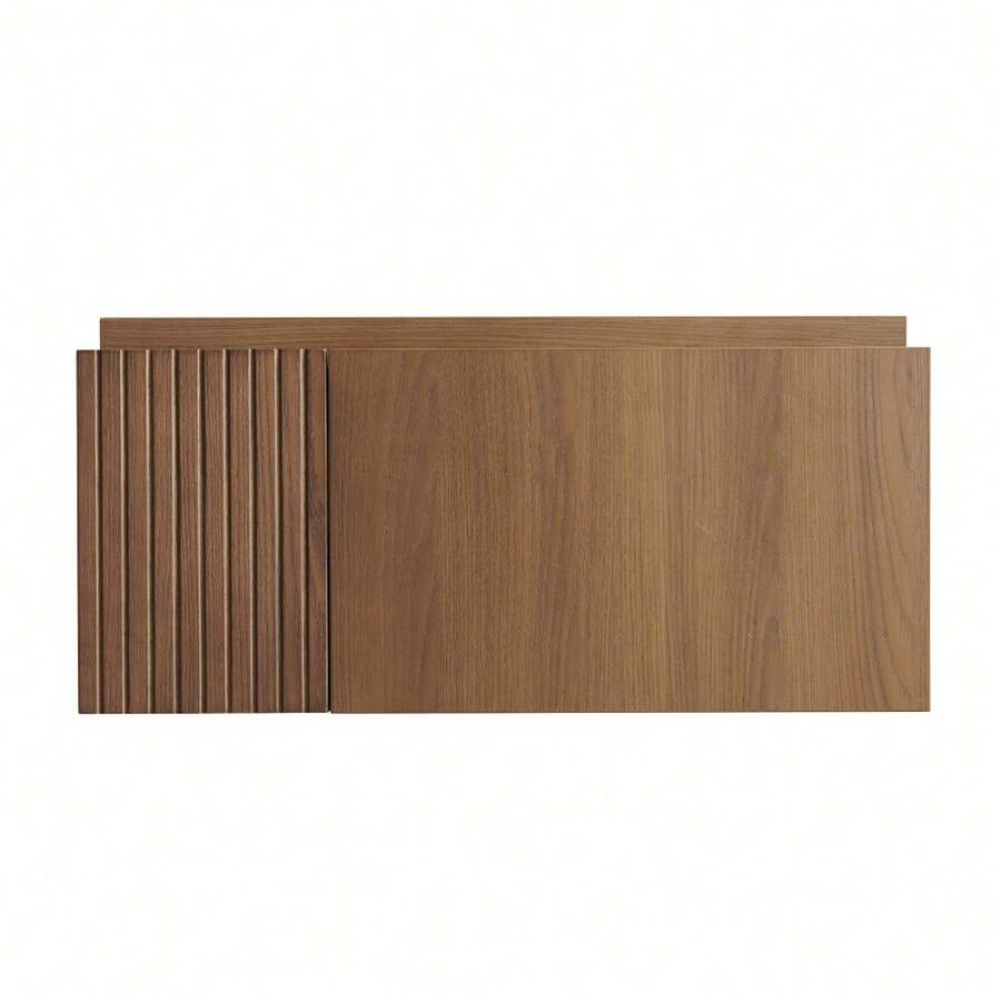 48" MURI Brown Oak Woodgrain Plywood Cabinet With Double Doors And One Drawer, NO Basin And Top, NO Faucet And Sink Cover - Cabinet Only-30" - View 1