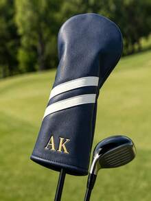 Personalized Golf Club Headcovers, Custom Leather Golf Club Covers, Personalized Golf Club Gifts For Men, Golf Player Gifts, Father, Golf Club Headcovers - Multicolor - View 2