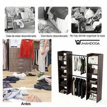 Bedroom Armoires - Mocha Brown - View 8