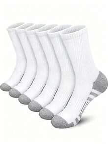 10 Pairs Unisex Socks, Comfortable Casual Crew Socks For Men & Women, Warm Winter Socks, Outdoor Sports & Everyday Wear Socks - Multicolor - View 4