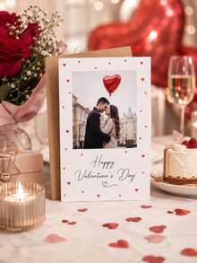 Customized Birthday Card With Personalized Photo And Envelope - Suitable For Family, Boyfriend, Girlfriend, Brother, Sister, Wife, Husband, Colleague Creative Personalized Card - Multicolor - View 9