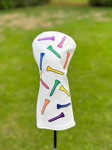 Colorful Golf Club Head Covers, Suitable For Drivers And Utility Clubs, Popular Protective Covers For Cross-Border, Universal Golf Head Caps. - Multicolor - View 7