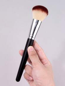 Premium Large Setting Powder Brush Contour Brush Soft Fluffy Multi-Function Facial Makeup Brush Daily Makeup Tool - Black - View 6