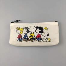 SNOOPY 1個大容量鉛筆盒，可愛文具袋，可存放鉛筆、原子筆、橡皮擦、尺、貼紙和便利貼，適合作為生日禮物和派對小禮物 - 查看 14