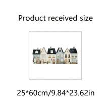 1/3/5pcs European Village House Baseboard Wall Stickers, Peel And Stick Skirting Line Decal For Living Room Hallway Staircase Aesthetic Home Corner Wall Art Decor - Wall Stickers - View 2
