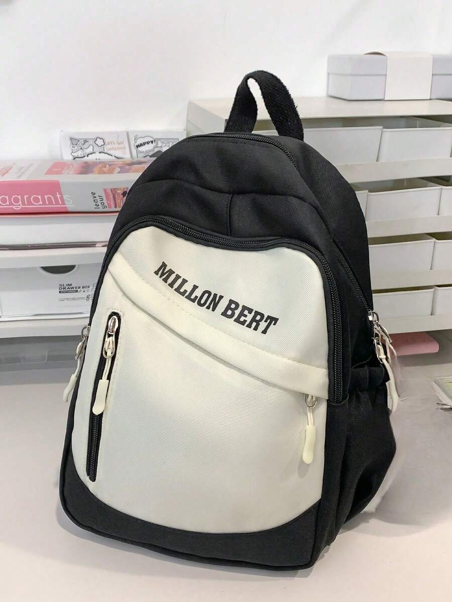Versatile Men's Backpack - Black - View 1