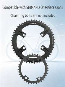 ZRACE Road Cycling Asymmetric Chainring 7075AL Black 50-34T 52-36T 53-39T 110BCD 4-Bolts For 105 Ultegra DURA-ACE 10/11/12 Speed - Black - View 9