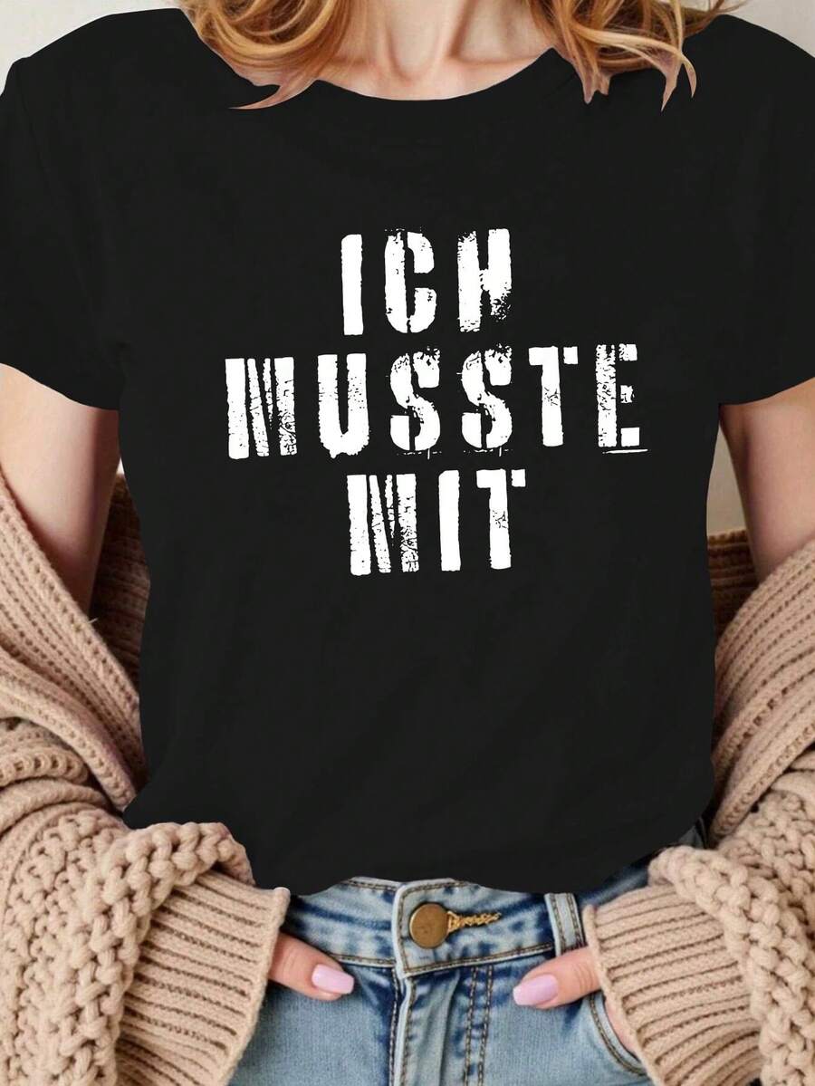 Women T-Shirts - 黑色 - 查看 1