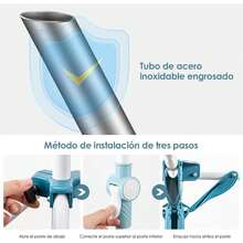 2026-NEW:Tendedero Plegable para Ropa, Tendedero de Ropa Portátil de Acero Inoxidable, Tendedero Plegable y Extensible para Interiores y Exteriores - 1 - Ver 6