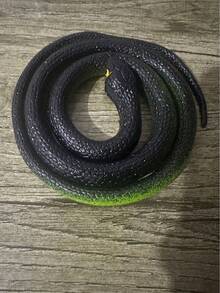 1pc Realistic Snake Toy Soft Rubber Fake Snake Prank Scary Snake Prop - Multicolor - View 10