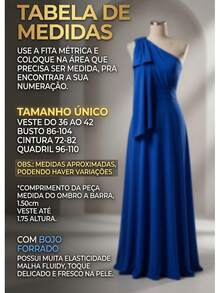 Long Dress For Bridesmaid Wedding Graduation Light Party - Royal Blue - View 4