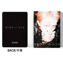 EVAN RIDE OR DIE Solo Photocard Set, 55PCS L Ee Heeseung (Former Heeseung) Lomo Cards, Kp/Op Male Soloist Fans Collectible Merchandise - Multicolor - View 5