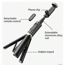 2025 New Bluetooth Selfie Stick, Foldable Wireless Tripod With Bluetooth Shutter, Monopod For Live Streaming And Photography - View 9