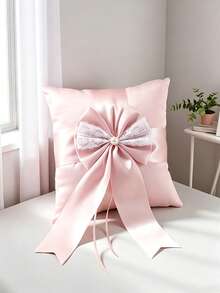 Customized Wedding Ring Pillow, Personalized Wedding Pillow, Ring Decoration, Customizable Groom And Bride Names, Fashionable, Also Can Be Used As Ring Exchange Tray, Gift Or Couple Keepsake - Multicolor - View 2
