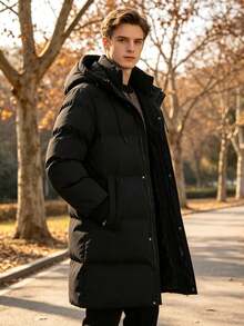 Men Down Coats - Black - View 4
