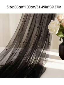 1pc White/Black Pearl Tulle Mesh Fabric, DIY Gauze For Table Runner, Ceremony Backdrop, Home Decor, Room Decoration, Birthday Party Decor And Valentine's Day Ceremony Arrangement, Creating Romantic Atmosphere - A - View 23