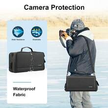 PULUZ Portable Camera Crossbody Shoulder Bag Digital Storage Lens Bag (Black) - View 4