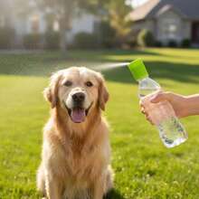 Portable Silicone Pet Shower Head Adapter, Adjustable Water Flow, Fits 16oz To 2L Plastic Soda Bottles, Multi-Function Nozzle, Suitable For Dog And Cat Bathing, Plant Watering, Gardening, Travel And Outdoor, Easy To Install, Lightweight And Washable, Sky Blue - Multicolor - View 10
